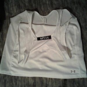 Women's white UnderArmour Heat Gear Tank top